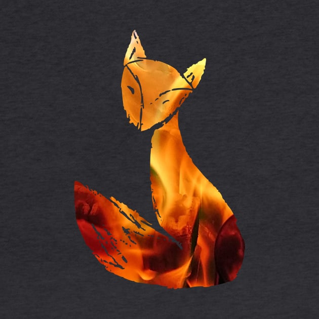 Cute Fire Fox by WonkeyCreations